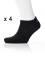 SNEAKER SPORT SOCKS 4 PRS negru